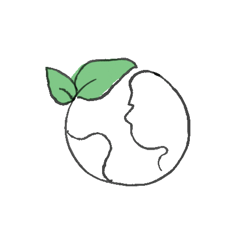 Earth Sticker by HomeGourmetGreen