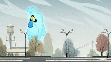 Ghost Reaction GIF by Disney Channel