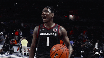 Yell Arkansas Basketball GIF by Arkansas Razorbacks