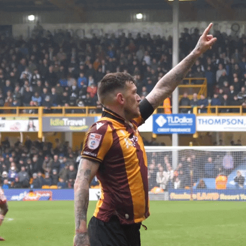 Happy Andy Cook GIF by Bradford City AFC