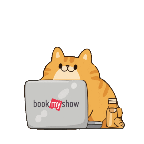 Cat Ticketing Sticker by BookMyShow