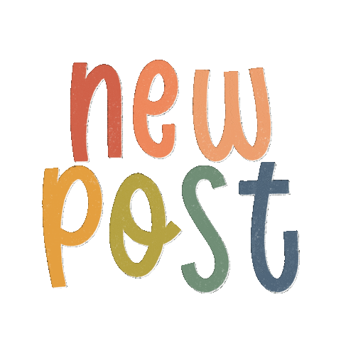 Rainbow New Post Sticker