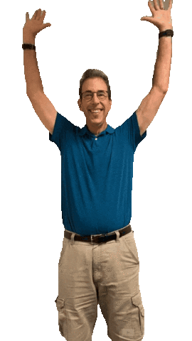 Happy Sticker by Team Clark