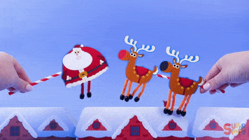 Santa Claus Christmas GIF by Super Simple