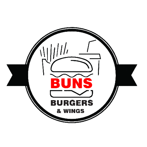 Buns Burgers & Wings Sticker