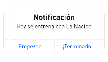 La Nacion Fitness Sticker