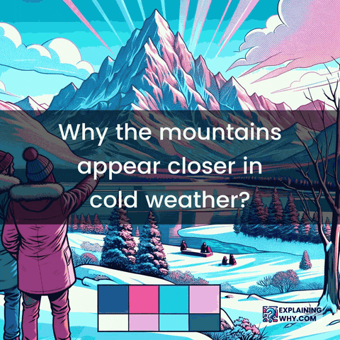 Mountain View Light Refraction GIF by ExplainingWhy.com