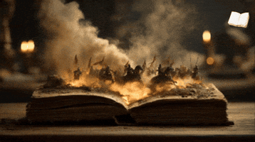 Mahabharat Book GIF