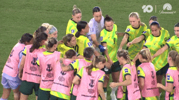 Huddle GIF by Football Australia