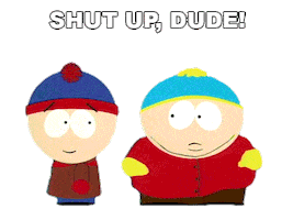 Stan Marsh Shut Up Sticker by South Park