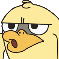 When someone asks why a duck needs anime hair - GIF on Imgur