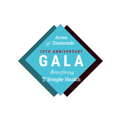 Acres Of Diamond Gala Sticker by Temple Health