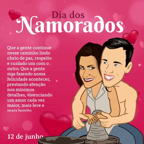 Dia Dos Namorados Love GIF by Digital Muniz