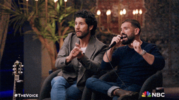 Dan And Shay Pointing GIF by The Voice