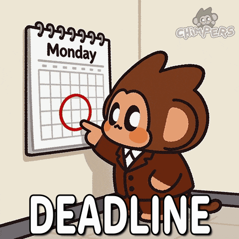 Grinding Due Date GIF by Chimpers