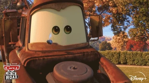 Scared Pixar Cars GIF