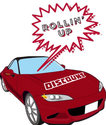 Car Rolling Sticker by Discount Tire