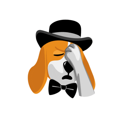 Oh No What Sticker by Mister Puss