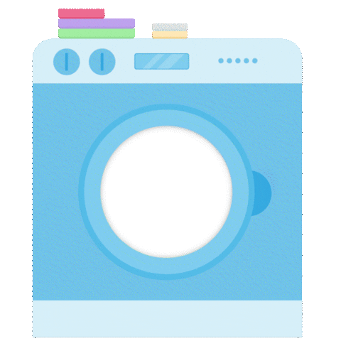 Blue Lavandarias Sticker