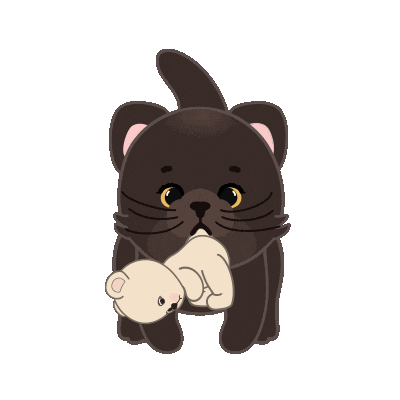 Cat Friend Sticker