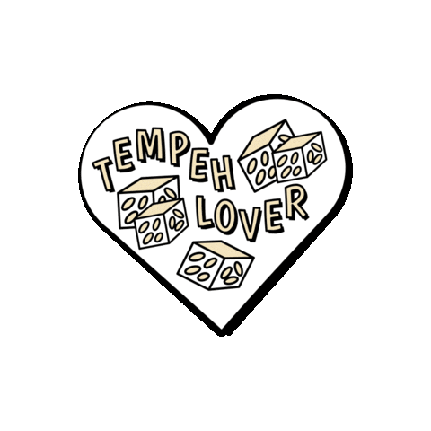 Heart Lover Sticker by Veganitas