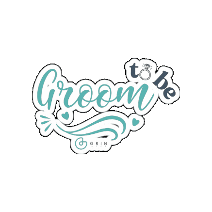 Wedding Groom Sticker by GRIN accs