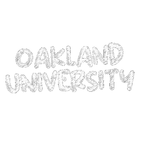 Oakland University Sticker by Oaklandu