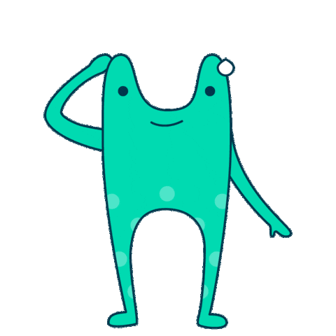 Embarrassed Frog Sticker by Hahow.in