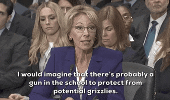 Betsy Devos Grizzlies GIF by GIPHY News