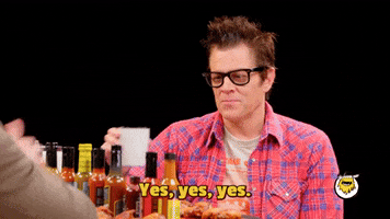 Yes Yes Yes Hot Ones GIF by First We Feast