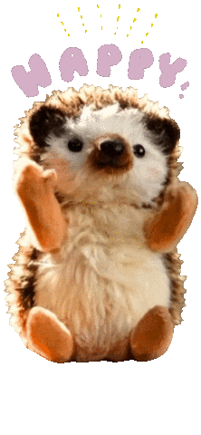 Happy Sticker by patissierharinezumi