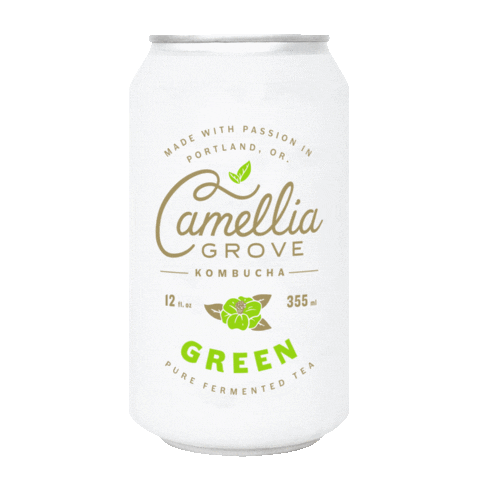 Camellia Grove Kombucha Sticker