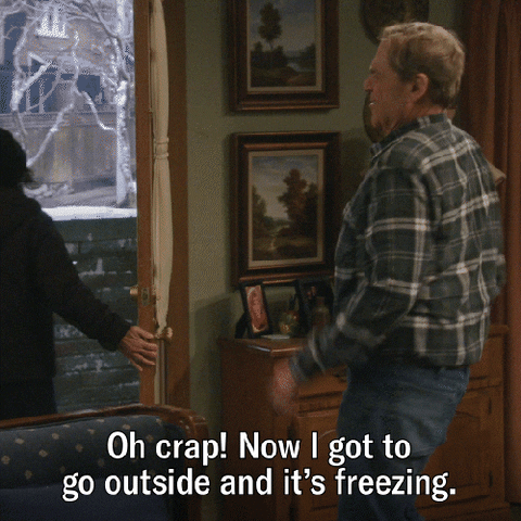 Freezing John Goodman GIF by ABC Network
