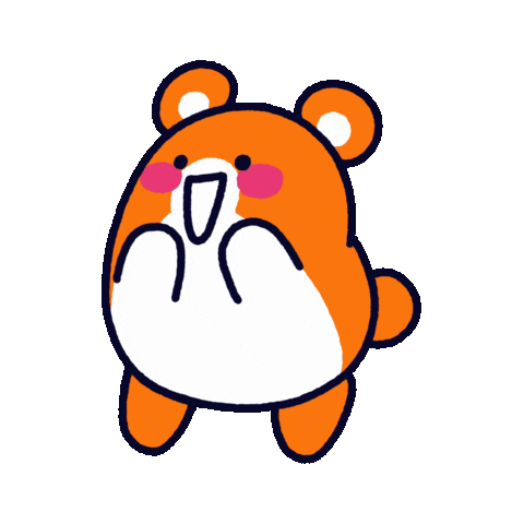 Excited Hype Sticker
