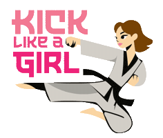 Martial Arts Girl Power Sticker by Taekwondo Camaleones