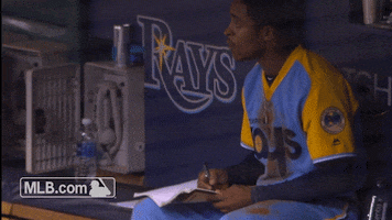 Writes Tampa Bay Rays GIF by MLB