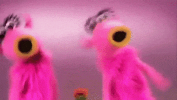 the muppets pink GIF