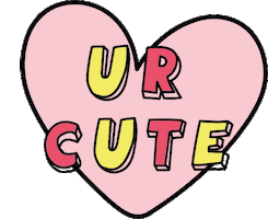 Youre Cute I Love You Sticker by Shannon Quirke