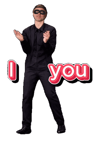 I Love You Dancing Sticker by El Hombre del Saco