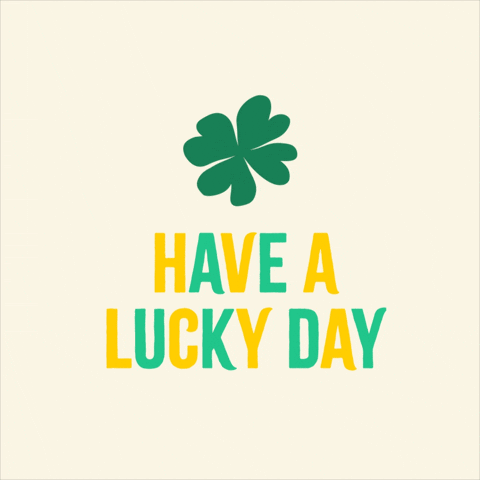 St Patricks Day Good Luck GIF by Jessica Lau