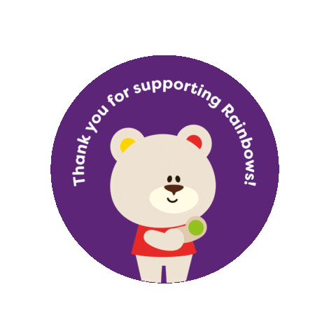 Well Done Thank You Sticker by RainbowsHospice