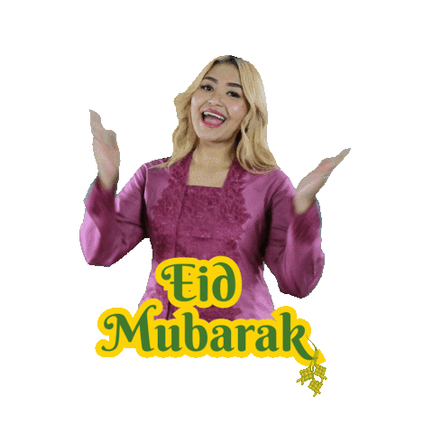 Hari Raya Happy Eid Sticker by Fly FM