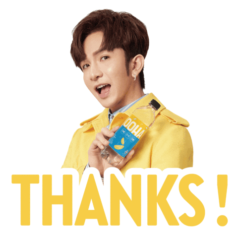 Thanks Sticker by OOHA.HK