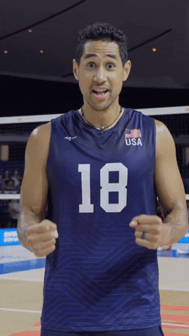 Happy American GIF by Volleyball World