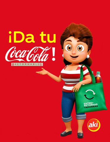 Coca Cola Soda GIF by Súper Akí