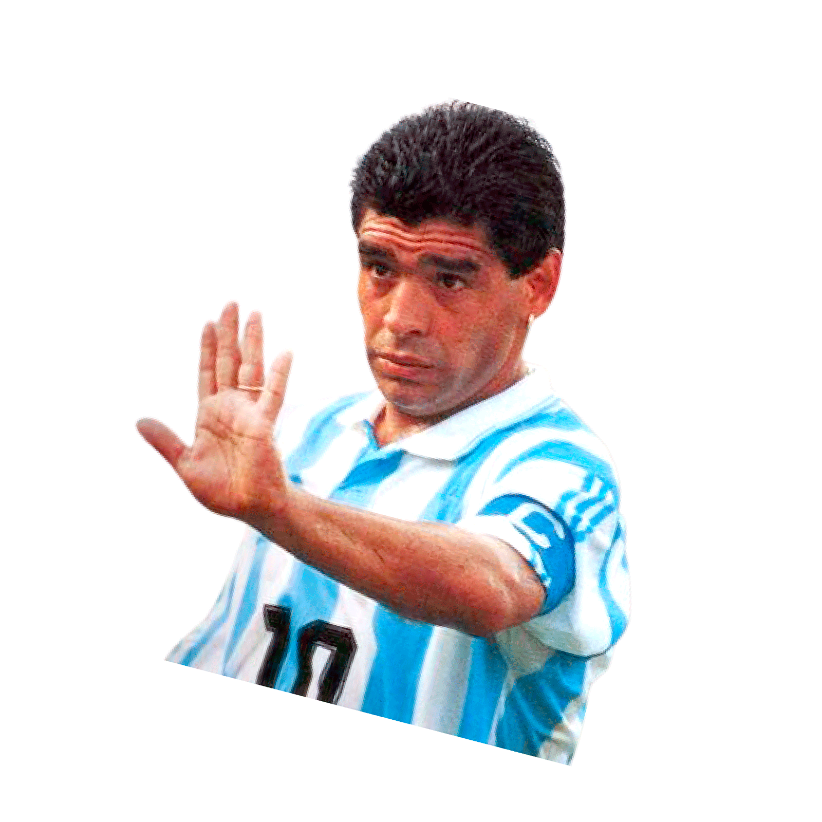 Diego Maradona Football Sticker by Clarín for iOS & Android GIPHY