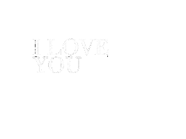 I Love You Design Sticker