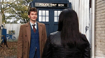 Doctor Who Hug GIF by Temple Of Geek