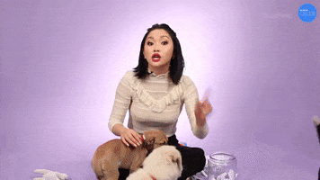 Lana Condor Hair Products GIF by BuzzFeed