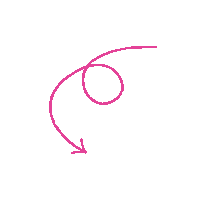 Pink Arrow Sticker by Kraamzus